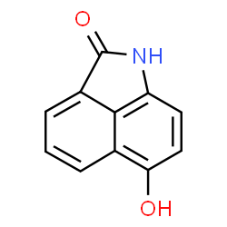 ChemSpider 2D Image | 6-hydroxybenz[cd]indol-2(1H)-one | C11H7NO2