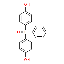 ChemSpider 2D Image | 4,4'-(Phenylphosphoryl)diphenol | C18H15O3P