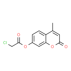 ChemSpider 2D Image | 4-Methyl-2-oxo-2H-chromen-7-yl chloroacetate | C12H9ClO4