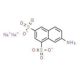 ChemSpider 2D Image | Disodium 7-amino-1,3-naphthalenedisulfonate | C10H7NNa2O6S2