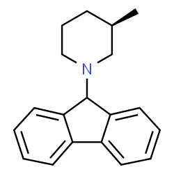 ChemSpider 2D Image | (3R)-1-(9H-Fluoren-9-yl)-3-methylpiperidine | C19H21N