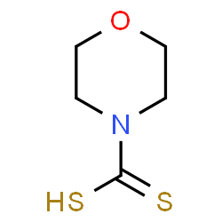 ChemSpider 2D Image | 4-Morpholinecarbodithioic acid | C5H9NOS2