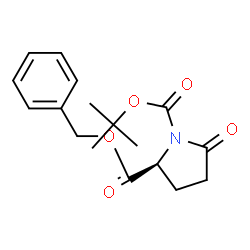 ChemSpider 2D Image | Boc-L-Pyroglutamic acid benzyl ester | C17H21NO5