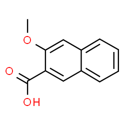 ChemSpider 2D Image | 2-Methoxy-3-naphthoic acid | C12H10O3