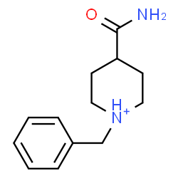 ChemSpider 2D Image | 1-Benzyl-4-carbamoylpiperidinium | C13H19N2O