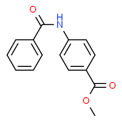 ChemSpider 2D Image | Methyl 4-(benzoylamino)benzoate | C15H13NO3