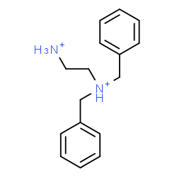 ChemSpider 2D Image | N,N-Dibenzyl-1,2-ethanediaminium | C16H22N2
