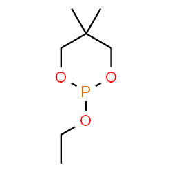 ChemSpider 2D Image | 2-Ethoxy-5,5-dimethyl-1,3,2-dioxaphosphinane | C7H15O3P