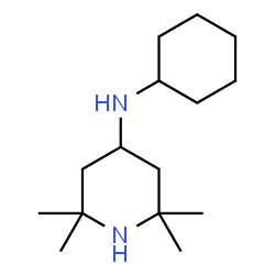 ChemSpider 2D Image | N-Cyclohexyl-2,2,6,6-tetramethyl-4-piperidinamine | C15H30N2