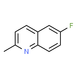 ChemSpider 2D Image | 6-Fluoro-2-methylquinoline | C10H8FN