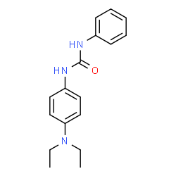 ChemSpider 2D Image | 1-[4-(Diethylamino)phenyl]-3-phenylurea | C17H21N3O
