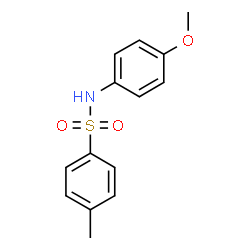 ChemSpider 2D Image | N-(4-Methoxyphenyl)-4-methylbenzenesulfonamide | C14H15NO3S