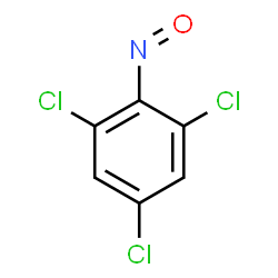 ChemSpider 2D Image | 1,3,5-Trichloro-2-nitrosobenzene | C6H2Cl3NO