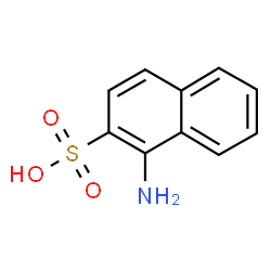 ChemSpider 2D Image | 1-Amino-2-naphthalenesulfonic acid | C10H9NO3S