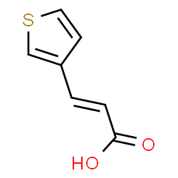 ChemSpider 2D Image | trans-3-Thiopheneacrylic acid | C7H6O2S