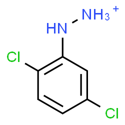 ChemSpider 2D Image | (2,5-Dichlorophenyl)hydrazinium | C6H7Cl2N2