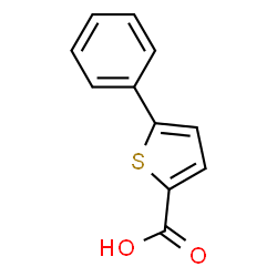 ChemSpider 2D Image | 5-Phenyl-2-thiophenecarboxylic acid | C11H8O2S