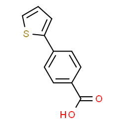 ChemSpider 2D Image | 4-(2-Thienyl)benzoic acid | C11H8O2S