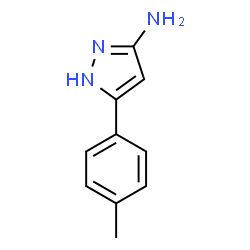 ChemSpider 2D Image | 5-p-Tolyl-2H-pyrazol-3-ylamine | C10H11N3