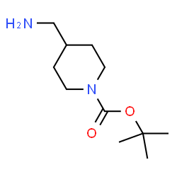 ChemSpider 2D Image | 1-Boc-4-(Aminomethyl)piperidine | C11H22N2O2
