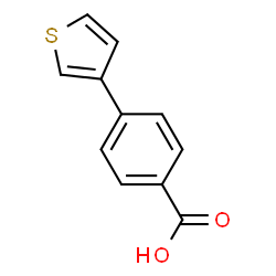 ChemSpider 2D Image | 4-(3-Thienyl)benzoic acid | C11H8O2S