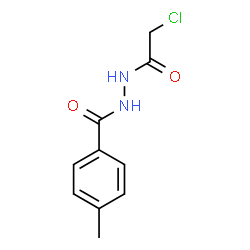 ChemSpider 2D Image | N'-(Chloroacetyl)-4-methylbenzohydrazide | C10H11ClN2O2