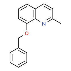 ChemSpider 2D Image | 8-(Benzyloxy)-2-methylquinoline | C17H15NO
