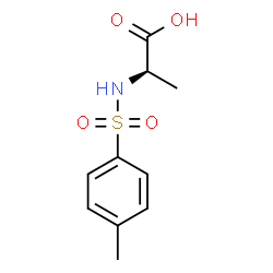 ChemSpider 2D Image | N-[(4-Methylphenyl)sulfonyl]-D-alanine | C10H13NO4S
