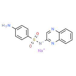 ChemSpider 2D Image | Sulfaquinoxaline sodium | C14H11N4NaO2S
