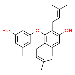 ChemSpider 2D Image | diorcinol K | C24H30O3