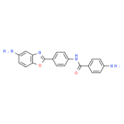 ChemSpider 2D Image | 4-Amino-N-[4-(5-amino-1,3-benzoxazol-2-yl)phenyl]benzamide | C20H16N4O2