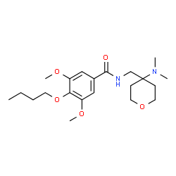 ChemSpider 2D Image | opiranserin | C21H34N2O5