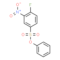 ChemSpider 2D Image | Phenyl 4-fluoro-3-nitrobenzenesulfonate | C12H8FNO5S