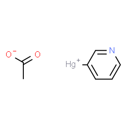 ChemSpider 2D Image | 3-Pyridinylmercury(1+) acetate | C7H7HgNO2