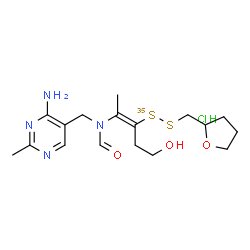 ChemSpider 2D Image | Fursultiamine Hydrochloride S-35 | C17H27ClN4O3S35S