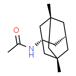 ChemSpider 2D Image | N-[(1r,3R,5S)-3,5-Dimethyladamantan-1-yl]acetamide | C14H23NO