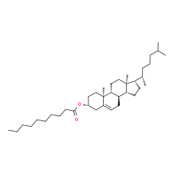 ChemSpider 2D Image | (3alpha,8alpha,9beta,10alpha,13alpha,14beta,17alpha,20S)-Cholest-5-en-3-yl decanoate | C37H64O2