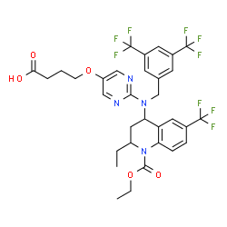 ChemSpider 2D Image | Obicetrapib | C32H31F9N4O5
