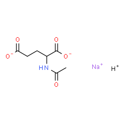 ChemSpider 2D Image | Monosodium N-Acetylglutamate | C7H10NNaO5