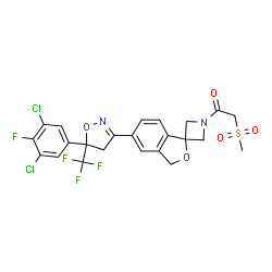 ChemSpider 2D Image | Sarolaner | C23H18Cl2F4N2O5S