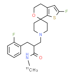 ChemSpider 2D Image | NOP-1A C-11 | C2111CH26F2N2O2S