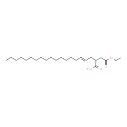 ChemSpider 2D Image | (4E)-2-(2-Ethoxy-2-oxoethyl)-4-icosenoic acid | C24H44O4