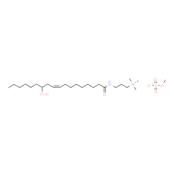ChemSpider 2D Image | RICINOLEAMIDOPROPYLTRIMONIUM METHOSULFATE | C25H52N2O6S