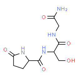 ChemSpider 2D Image | 5-Oxoprolylserylglycinamide | C10H16N4O5