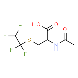 ChemSpider 2D Image | N-Acetyl-S-(1,1,2,2-tetrafluoroethyl)cysteine | C7H9F4NO3S