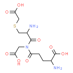 ChemSpider 2D Image | S-(Carboxymethyl)cysteinyl-N-gamma-glutamylglycine | C12H19N3O8S