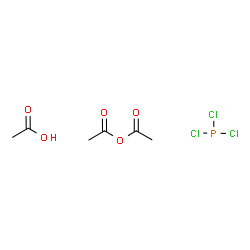 ChemSpider 2D Image | acetic acid;acetyl acetate;trichlorophosphane | C6H10Cl3O5P