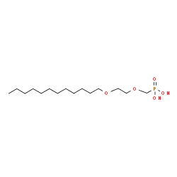 ChemSpider 2D Image | {[2-(Dodecyloxy)ethoxy]methyl}phosphonic acid | C15H33O5P