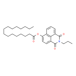 ChemSpider 2D Image | 1,3-Dioxo-2-propyl-2,3-dihydro-1H-benzo[de]isoquinolin-6-yl palmitate | C31H43NO4