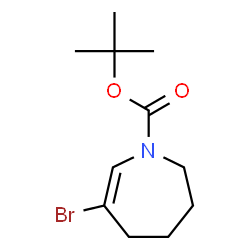 ChemSpider 2D Image | 2-Methyl-2-propanyl 6-bromo-2,3,4,5-tetrahydro-1H-azepine-1-carboxylate | C11H18BrNO2